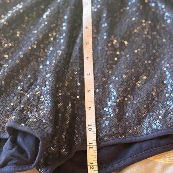 Aerie Navy Sequin Shorts - Picture 8 of 8
